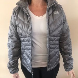 dark grey North Face womens jacket